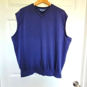 Polo Golf Ralph Lauren V Neck Sleeveless Sweatshirt Pullover Vest Size Large